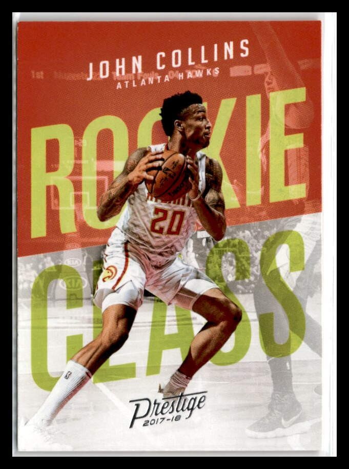 John Collins 2017-18 Panini Prestige Rookie Class #19 Atlanta Hawks