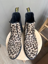 Dr. Martens Flora Kensington  Women's Leopard Print Chelsea Boots