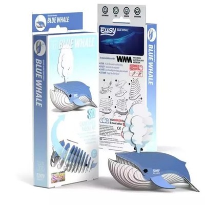 Wieloryb Płetwal Błękitny Eugy.Eko Układanka 3D Qelements