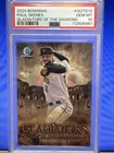 2024 Bowman Gladiators of the Diamond Paul Skenes Refractor PSA 10 Pirates