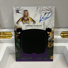 Topps 2025 Royalty WWE NXT Royalty Relic Autograph /50 Karmen Petrovic