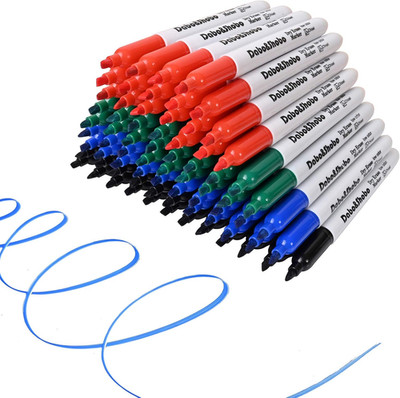 White Board Markers-72 Pcs 4 Color Fine Tip Whiteboard Markers，Perfect for Writi