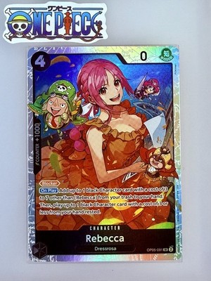 One Piece Card Game   COLOR: BLACK OP05-091 REBECCA SR FOIL NM TCG ENGLISH