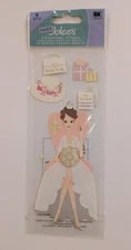 Jolee's Wedding Bridal Shower Bride To Be Scrapbooking Stickers