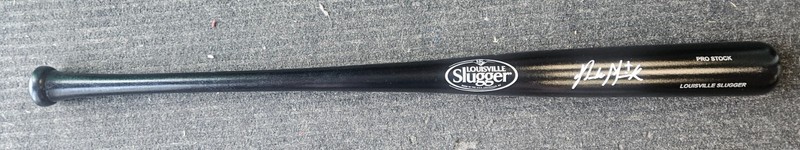 Parker Messick Signed Bat JSA Witness