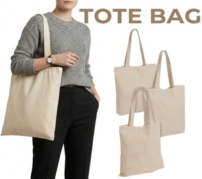 Einkaufstasche 2 3er und 5er Pack hell Tragetasche langer Henkel Tasche for Life Baumwolle SET