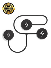 Syphon SoundPro: Ultra-Thin 9.6mm Bluetooth Moto Headphones - Black