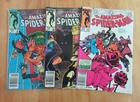 Lot of *3* Newsstand AMAZING SPIDER-MAN: #253 (FN/FN-) +2 Keys: 256, 257 (VG/FN)