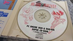 PC Engine High Leg Fantasy Hacker GAMES EXPRESS Express Hacker International Jap