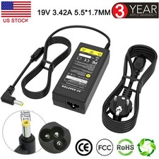 65W 19V 3.42A AC Adapter Charger for Acer Aspire S3 V3 V5 E1 R7 M5 Power Supply