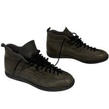 Vintage 80s Nike i.e. Grey Leather Lace Up shoe womens 7 880406 T2 made in Korea