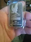 SilverTowne 5 oz .999 Fine Troy Ounce Silver Bar – Eagle Land Mirror – Sn/988796