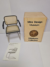 Sedia Vitra Miniatures Marcel Breuer B64 Cesca 1:6 Design Museum con scatola in legno