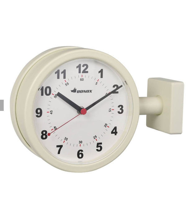 DOUBLE FACE CLOCK 170D IVORY