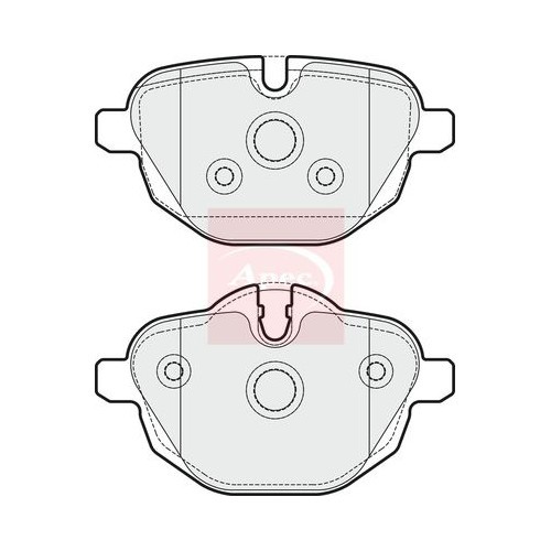 For BMW 5 Series G30 F90 2016 on BRAKE PADS (REAR) (R90) PAD1752