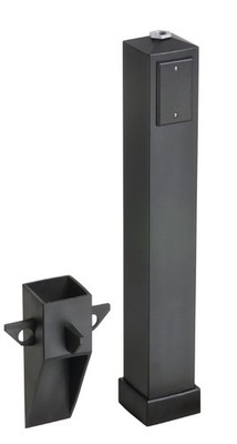 Arlington Industries GP37B-1 Gard-N-Post Outdoor Landscape Lighting Black 
