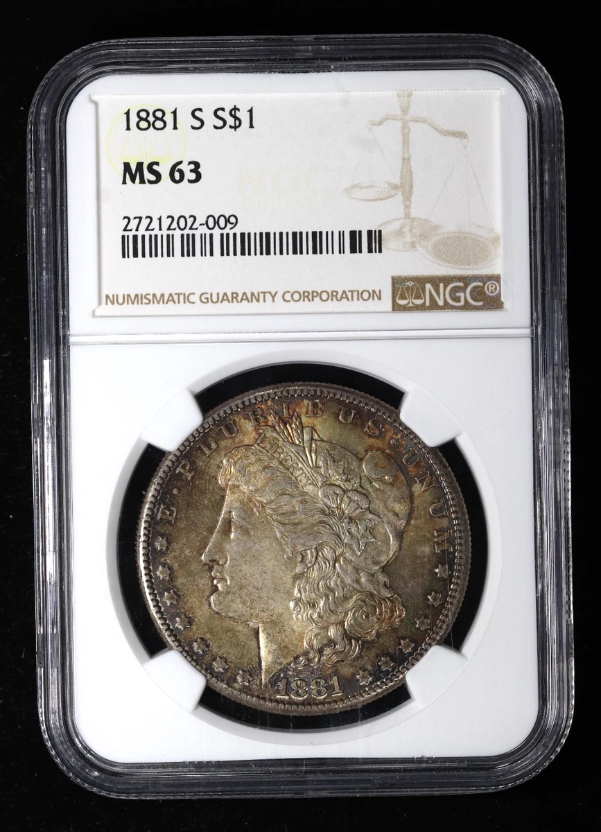MS 63 Graded 1881 Year Morgan US Dollars (1878-1921) for sale | eBay