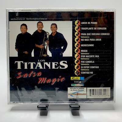 【中古】 Salsa Magic LosTitanes Los Titanes CD Salsa Magic 2001 No Naci Para Amar New Sealed