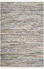 Safavieh Rag Rug IVORY / MULTI 2'-3" X 5' Area Rug - RAR125B-25