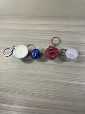 Tupperware Keychain Set of 4 Mini Shape-o, Stuffable, Thats-a, Pressure Cook New