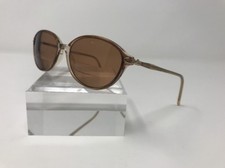 Blue Ribbon Marchon Eyeglasses 53-15-130 Beige Gold Flex-Hinge 6388