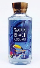 1 Bath Body Works WAIKIKI BEACH COCONUT Shower Gel Body Wash 10 oz New