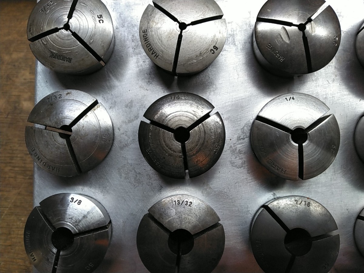 Hardinge Pinza Rotonda 5c Filettatura Esterna Senza Filetto Interno Vari Diametri - Foto 5