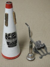 Vintage KING 7K Cornet Mouthpiece And Straight Mute