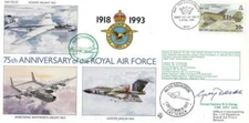 RAF (75) 23 cover - Signed by Group Captain W G Devas