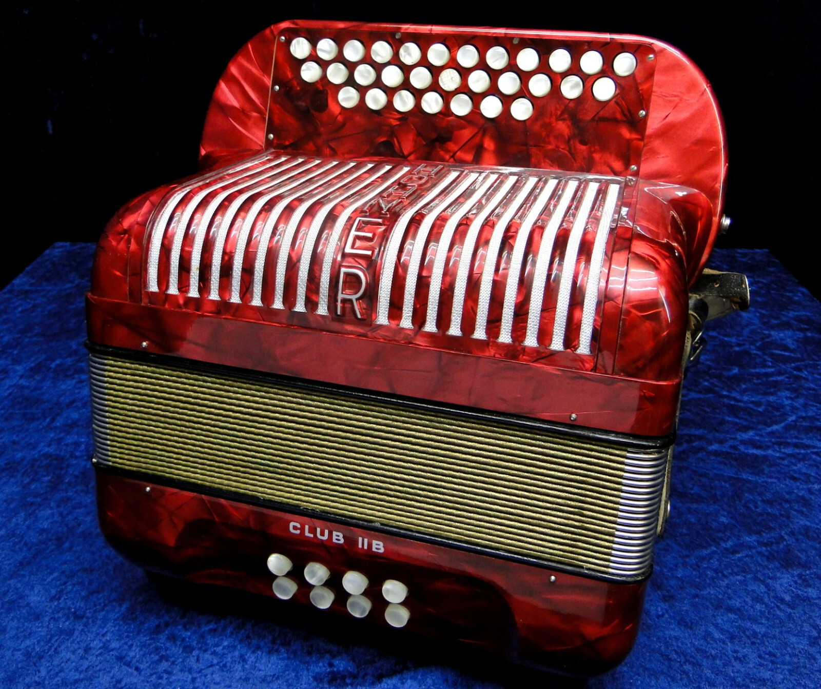 Akkordeon HOHNER CLUB IIB C/F Knopfakkordeon Harmonika Accordion Club