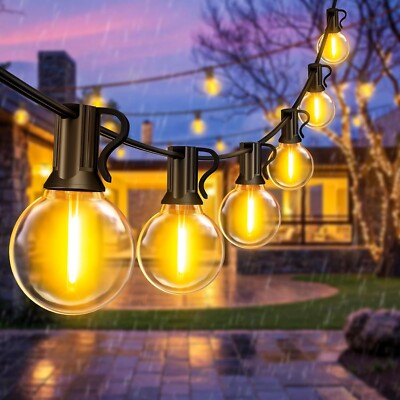 Außen Lichterkette Netzbetrieben - 150FT 45M G40 Garten Girlande Lichter