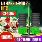Equipment Head Fish Water Tank Sponge Foam Filter Biochemical Aquarium Double AU
