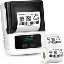 Phomemo 2 Inch 50mm Barcode Label Maker Thermal Printer for Retail Mailing Image