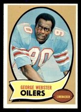 1970 Topps Football #120 George Webster VG/EX