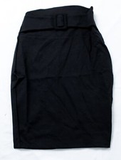 Urban Outfitters Womens Amy High Waisted Belted Mini Skirt SG1 Black Size XS NWT