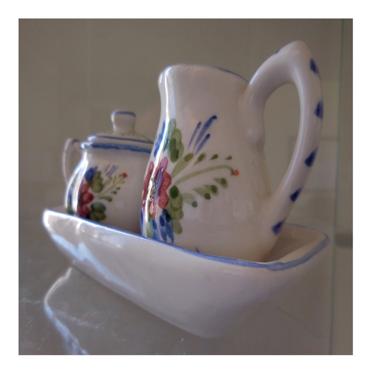 3 Vintage Art Nouveau Ceramic Faïences Design Décor Handmade