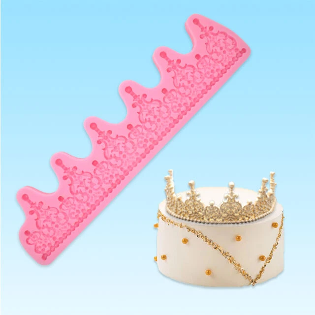 Fondant top crown mold