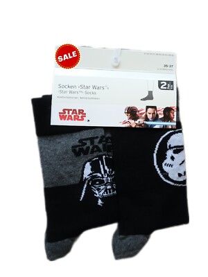 Neu! OVP! Socken Star Wars Disney 35 36 37 Kinder Darth Vader