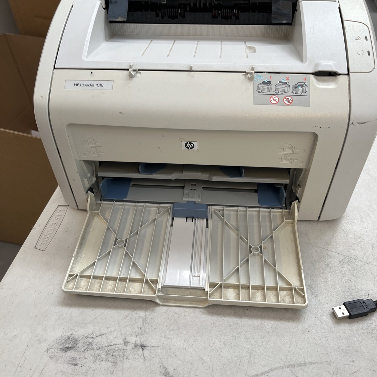 HP LaserJet 1018 Monochrome Laser USB Printer *No Toner* | EBay