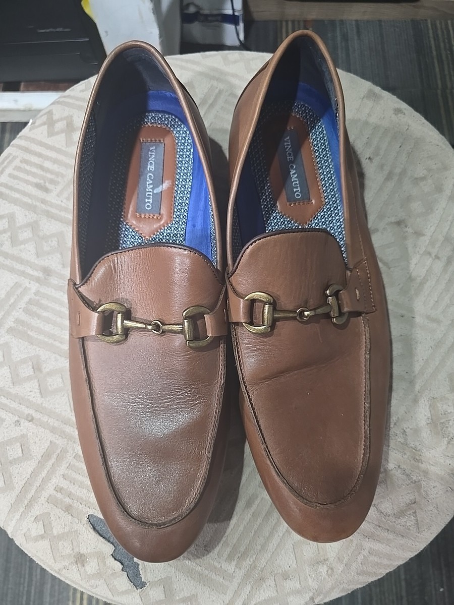 Vince Camuto Chestnut Brown Leather Bit Loafers Vince Camuto Cadell Loafer - Free Shipping | DSW main image 2