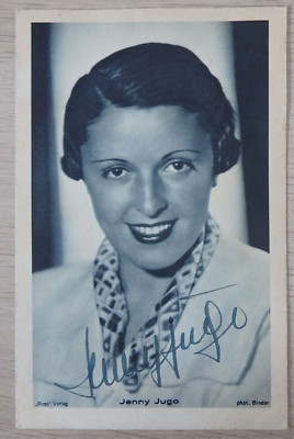 Autogramm Jenny Jugo österreichische Schauspielerin um 1935 (99929)