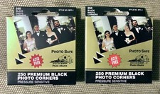 Lot of 2 - Pioneer Photo BPC-1 Corners Black 250/Pk - 500 Total