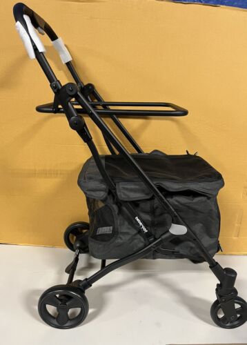 T1 Doppel-Haustierkinderwagen für 2 kleine Hunde oder Katzen leicht & abnehmbar schwarz - Bild 5 von 6