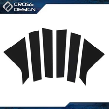 Black Pillar Posts Door Trim Cover 6pcs Fit For 2014-2020 Chevy Impala Glossy