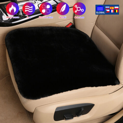Faux Sheepskin Car Seat Covers Warm Front Seat Bottom Cushions for Jeep Cherokee - Picture 18 of 22