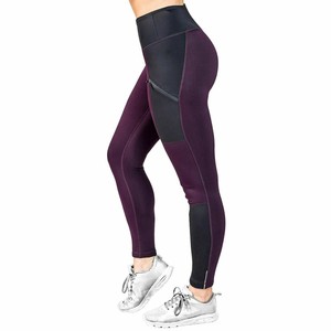 Active Life Women's Micro Fleece Lined Leggings w/Pockets,Black/Plum, Small, NWT 191244634356 | eBay