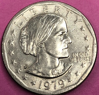 1979-P $1 Susan B. Anthony Dollar *Wide Rim* circulated