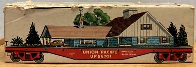 UNION PACIFIC UP 56701 Automated Railway Box Of 25 Matchbox Damaged Box Vintage