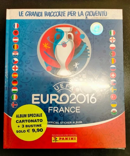 PANINI EURO 2016 ~ PACK ALBUM CARTONATO HARDCOVER ITALIA Italy bustine sigillato