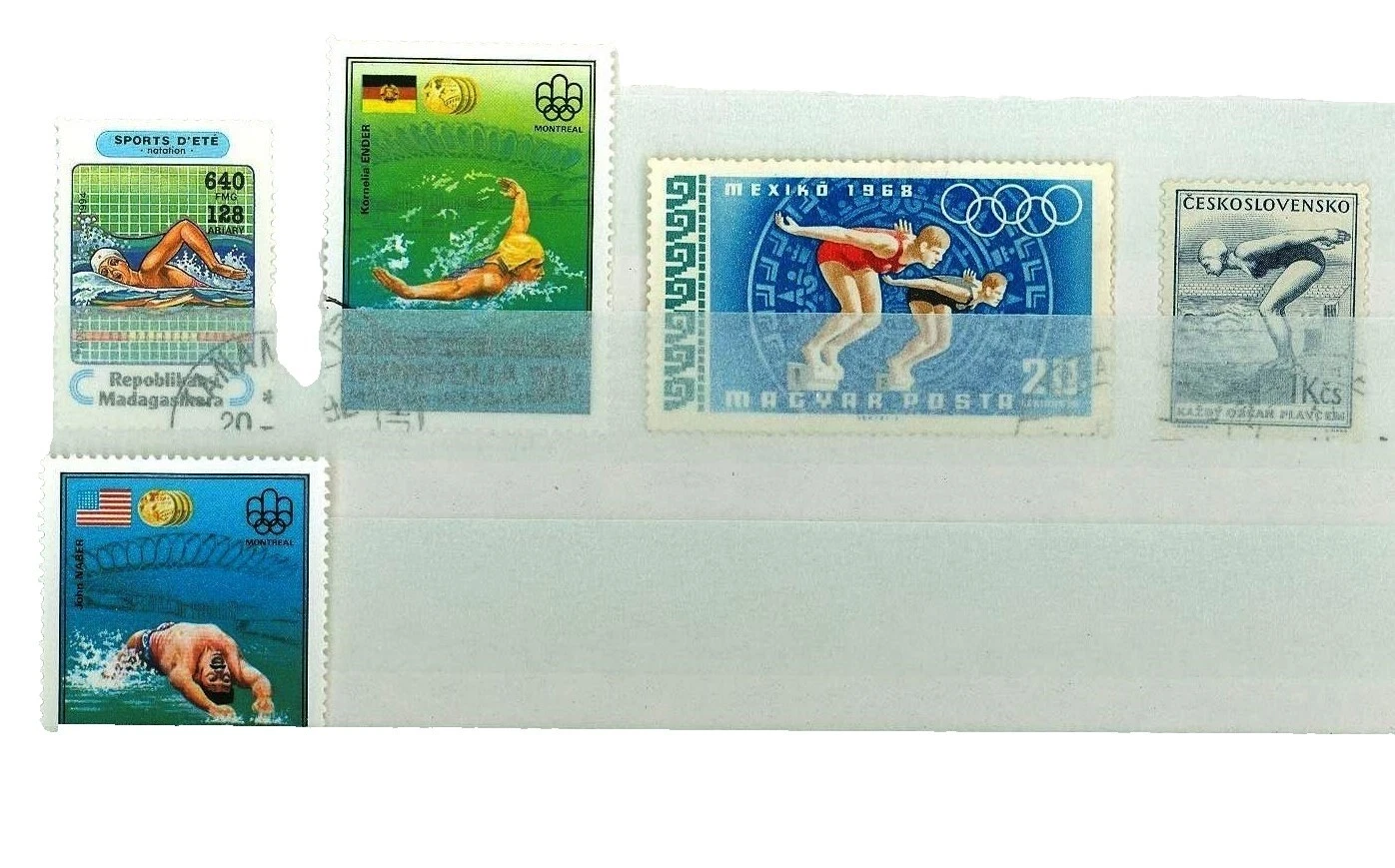 Swimming Worldwide Stamp Collections & Lots